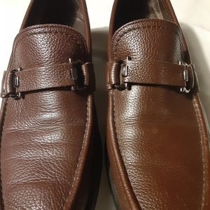 Salvatore Ferragamo Chocolate Brown Loafers